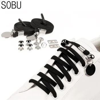 

1 Pair Fashion No Tie Shoelaces Nylon Shoe Laces Sneakers Quick Shoelace Shoe Laces Strings Free shipping