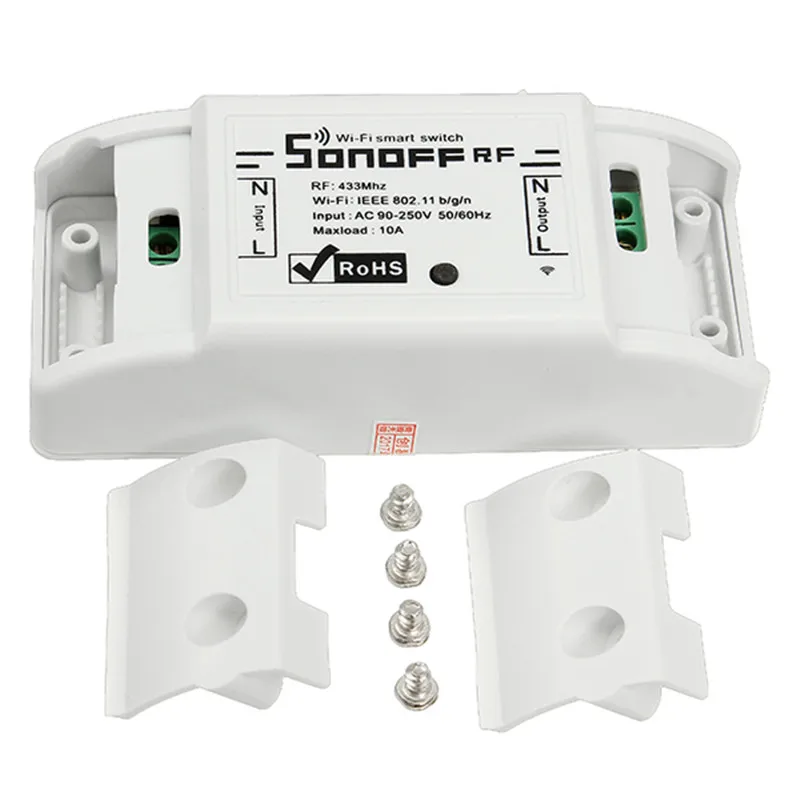 Sonoff RF-433 Mhz WiFi беспроводной смарт-переключатель с РЧ-пульт управления, ресивер Умный дом свет Автоматизация переключатель
