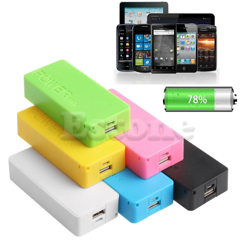 

5600mAh 5V USB DIY Power Bank Case 18650 Battery Charger Box For Cell Phones LG