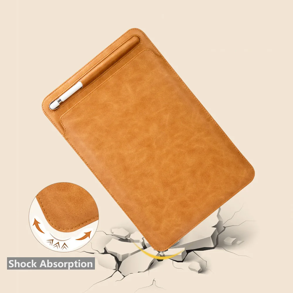

Slim Lightweight Smart Cover Sleeve FOR iPad 9.7 Case 2018 iPad 6th Generation for 2017 iPad 5th Generation Case w/ Pencil Slot