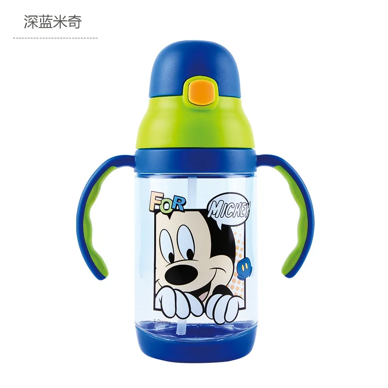 

Disney 2018 new baby learn drinking cups children cups sippy cups baby leak-proof cups students drinking water kettle dual-use