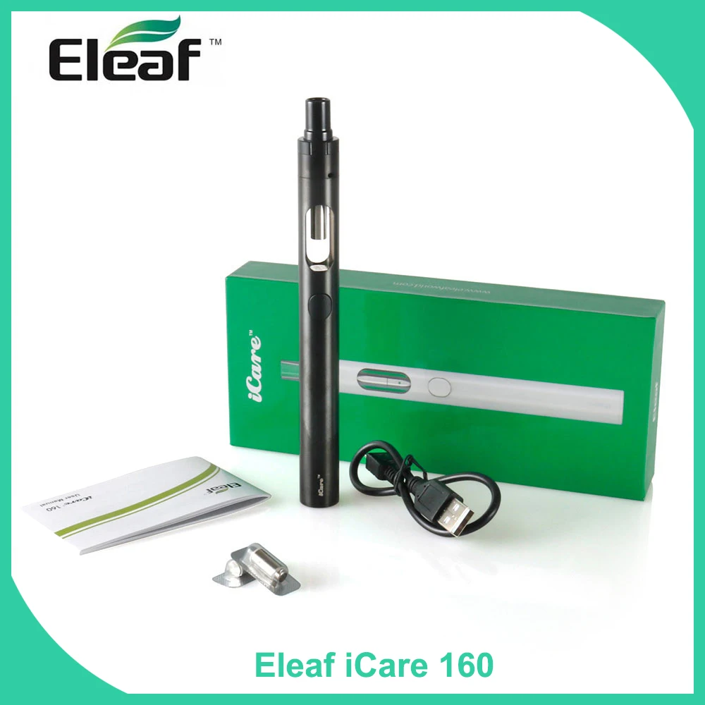 100% Original Eleaf iCare 160 kit 3.5ml with built-in 1500mAh 16mm in diameter electronic cigarette vape pen kit