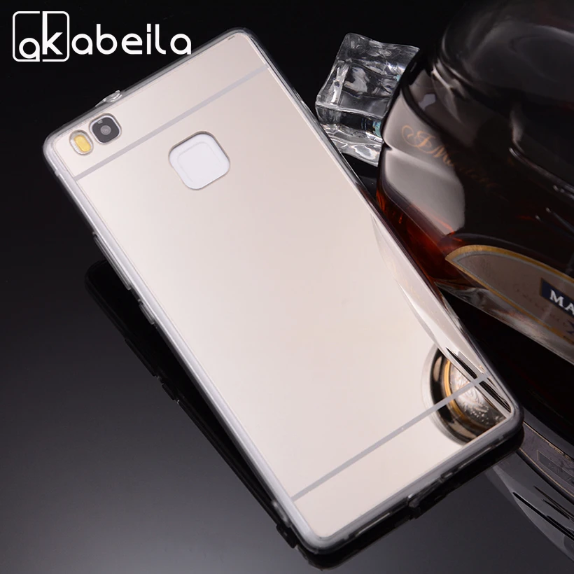 

AKABEILA Phone Cases For Huawei P9 Lite P9 Mini G9 G9 Lite VNS-L21 VNS-L22 VNS-L23 Soft PC Mirror Case Covers Shells Housings