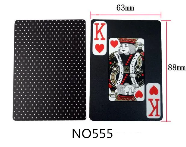 Розница Texas Hold'em пластиковые игральные карты ПВХ водонепроницаемые карты для покера