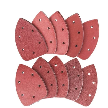 

Sanding Pads,80PCS Stick On Sanding Discs Pads Hook and Loop Sanding Triangle-Pads 40 60 80 100 120 150 180 240 320 400 Grits