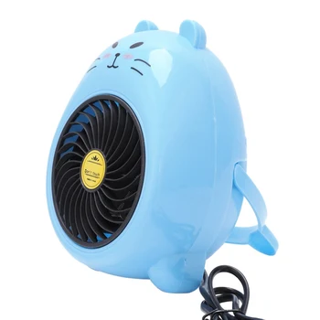 

220V 400W Mini Small Electric Heaters Fan Home Office Heater Warmer Electric Warming Treasure,US Plug