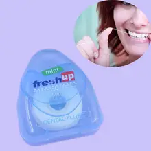 1 коробка 50 м Европа Качество зубная нить er встроенная катушка воск мята Ароматизированная Замена плоский провод зубная нить гигиена здоровья