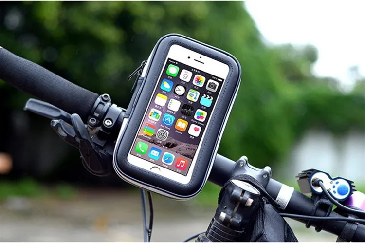 Водонепроницаемый велосипед сумка, держатель для телефона чехол Универсальный 4 до 6 дюймов мотоцикл Руль телефон крепление для iPhone samsung huawei