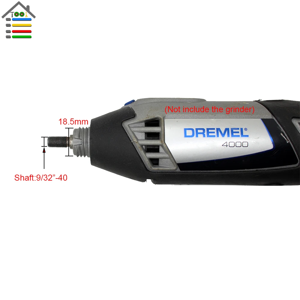 Многокнопочный патрон 9/32 " 40 для оригинальных Dremel 4000 3000 вращающихся