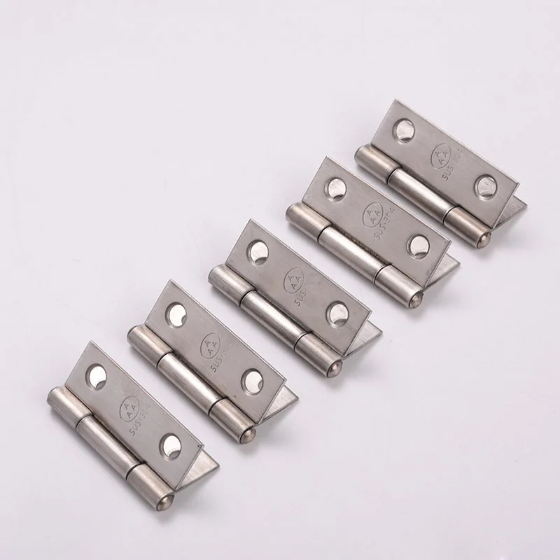 Length And Width Approx. 38 * 31 * 1mm Furniture 4 Holes 1.5 Inch Stainless Steel Hinge Furniture Hinge Hardware Fittings