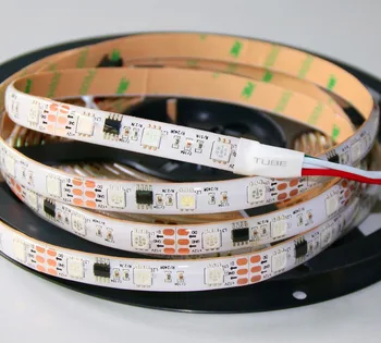 

promotion!! 5m DC12V WS2811 240LEDs (16pixes/m) led digital strip;waterproof in silicon coating;IP65;WHITE PCB