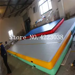 10*2*0,2 м надувной гимнастический Акробатический коврик воздушный Акробатический трек воздушный пол Ma для чирлидинга/напольный
