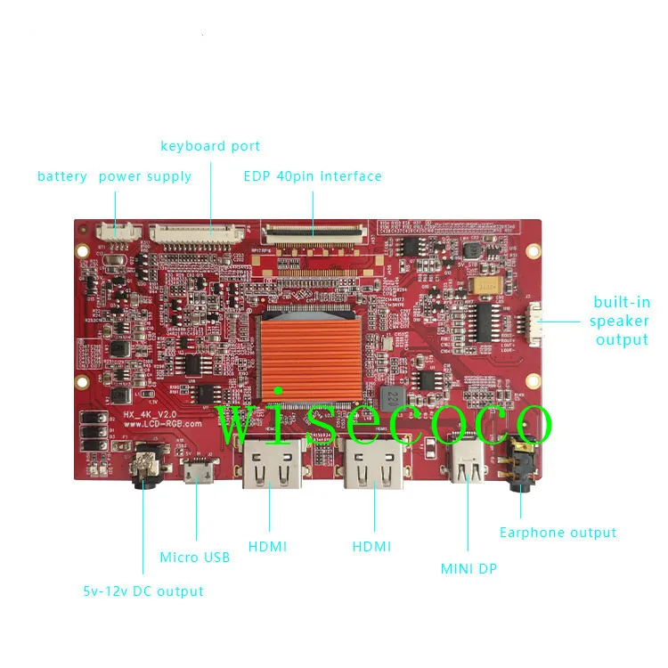 15,6 дюймов 4K 3840*2160 UHD Дисплей порт драйвер плата широкий угол DP lcd B156ZAN02.3 экран модуль монитор ноутбук