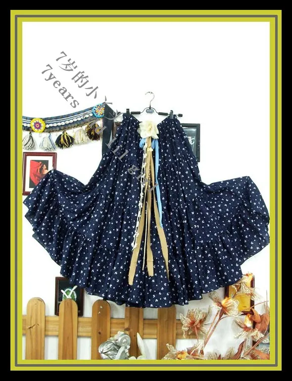 

cotton 4tiered 18yards Ats Gypsy tribal belly dance skirt EH68