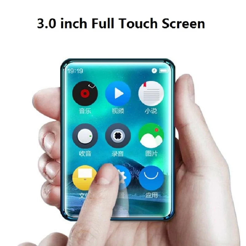 

X6 Full Touch Screen MP3 Player 8GB 40GB Music Player with FM Radio Video Player E-book Built-in Speaker PK benjie x6 x5 RUIZU