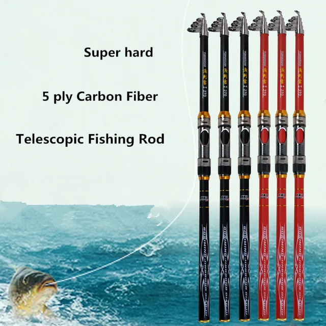 Cheap Fiber Glass Telescopic Trout Fishing Rod Spinning Rod Feeder Super Hard Portable Retractable Fish Rod for Travel Surf Saltwater Cheap Fiber Glass Telescopic Trout Fishing Rod Spinning Rod Feeder Super Hard Portable Retractable Fish Rod for Travel Surf Saltwater