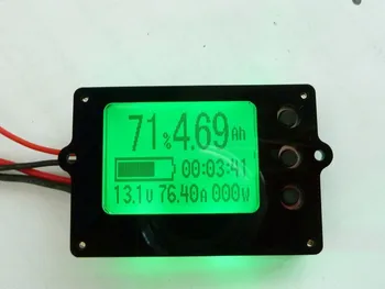 

1pcs 80V 50A 50AH Coulomb gauge electrical parameters lithium battery LCD display instrument TF01N