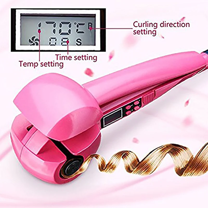 

Automatic Hair Curler Ceramic Heating Curling Wand Long Hair Styling Tools Magic Deep Waver Curling Wavy Girls Hair Styler