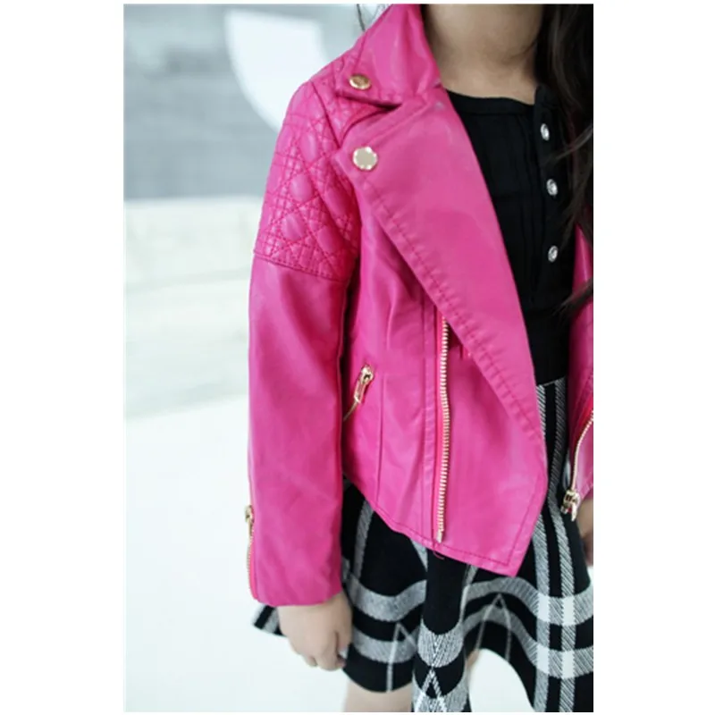 Kids Girl Leather Jacket