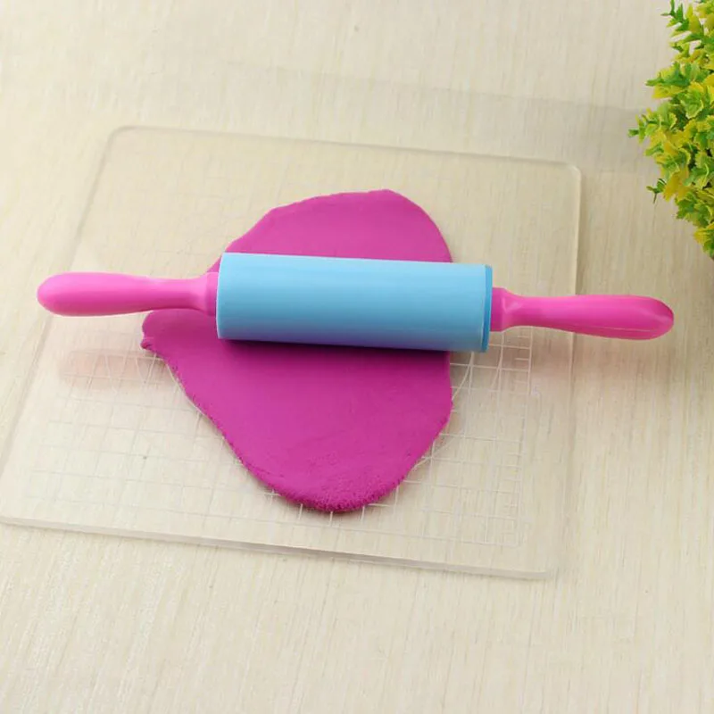 Новинка года DIY Playdough плесень Скалка палка инструмент детские игрушки