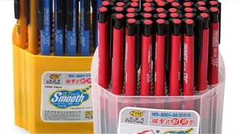 

black/blue/red 0.7mm Simplicity ballpoint pen office school roller pen children Stationery student prize smooth write 60pc/lot