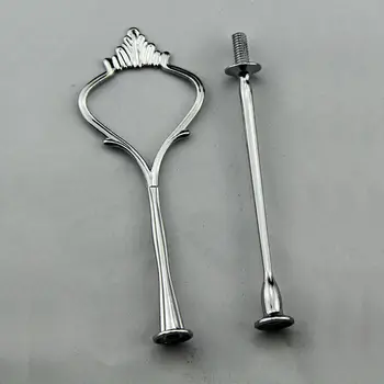 

wholesale 2 tiers small Crown cake stand handles/ Fruit tray design handles.(free shipping+fast delivery) 600 sets/ bag.