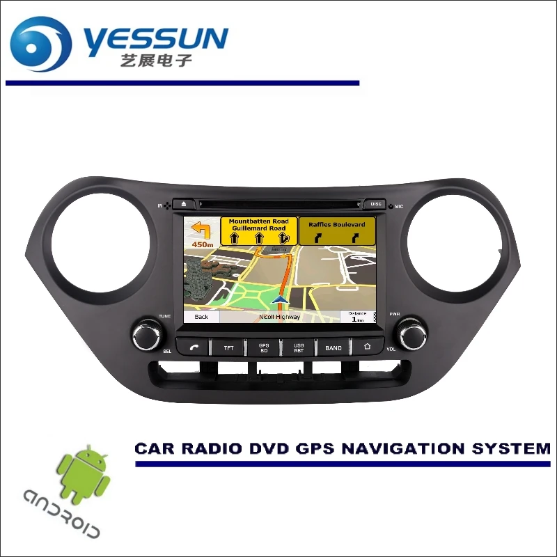 

YESSUN For Hyundai Grand i10 2013~2016 Right Hand Drive Android Car Multimedia Navigation CD DVD GPS Player Navi Radio Stereo HD