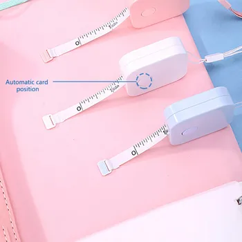 

Mini Rulers Colorful 1.5m Cute Design Great for Travel Camping Kawaii Accessories Retractable Ruler Centimeter/Inch Tape measure