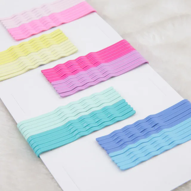 Girl Candy Color Cartoon Hairpin Wave Barrette Spiral Side Clip Bobby