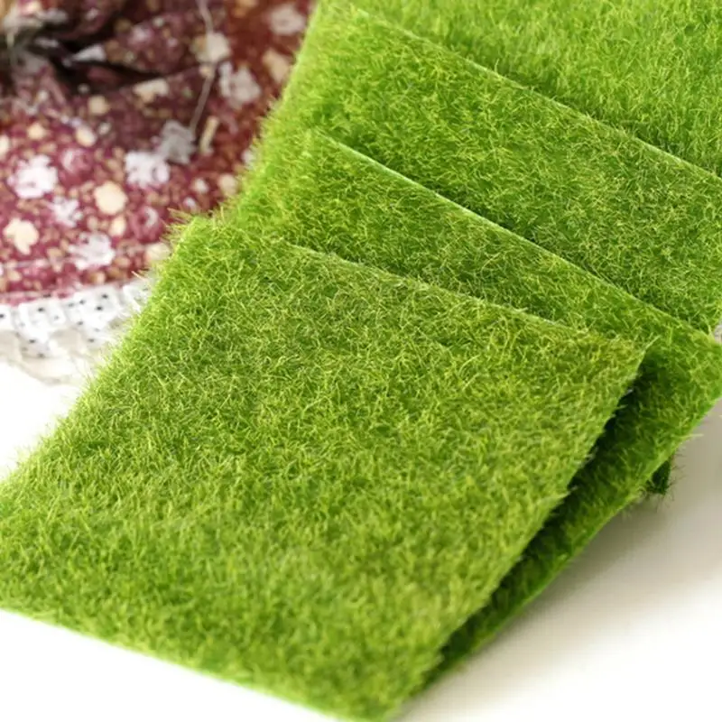 

Micro Landscape Decoration DIY Mini Fairy Garden Simulation Plants Artificial Fake Moss Decorative Lawn Turf Green Grass