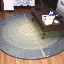 Японский и корейский стиль натуральный травяной ковер диаметр 190 см натуральный коврик Раш круглый ковер ручной работы ковры для гостиной