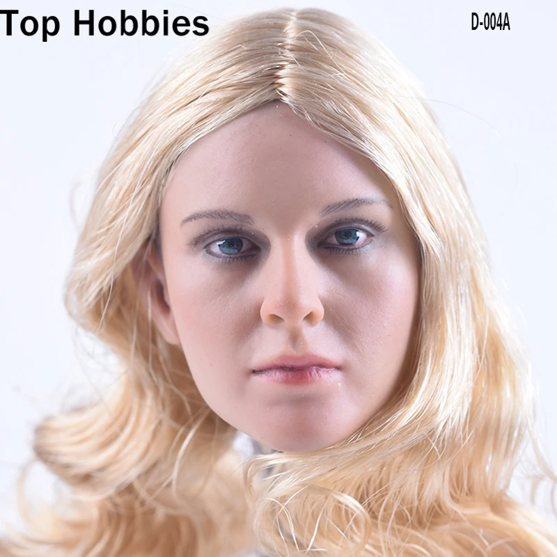 

DSTOYS D-004A 1/6 Female Head Sculpt A Blond Hair Beauty Headplay Fit 12 Inch Phicen Action Figure Doll Toys