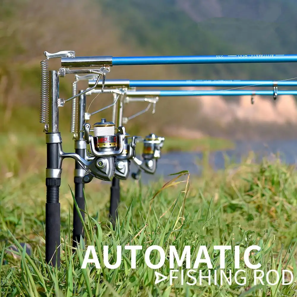 

2.1 M,2.4 M,2.7 M Automatic Fishing Rod Sea River Lake Stainless Steel Fishing Rod Fishing Pole Operation Crank Hooks