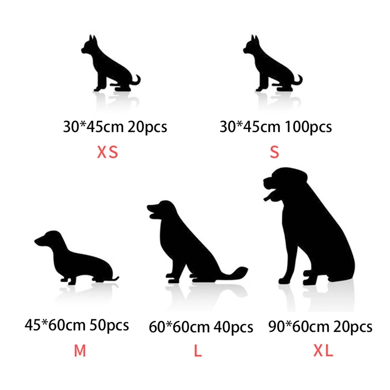 5 размеров подгузники для домашних животных, супер впитывающие подушечки для дрессировки собак, гигиенические чистые подушечки для собак, одноразовые пеленки для собак, коврик для дрессировки щенков