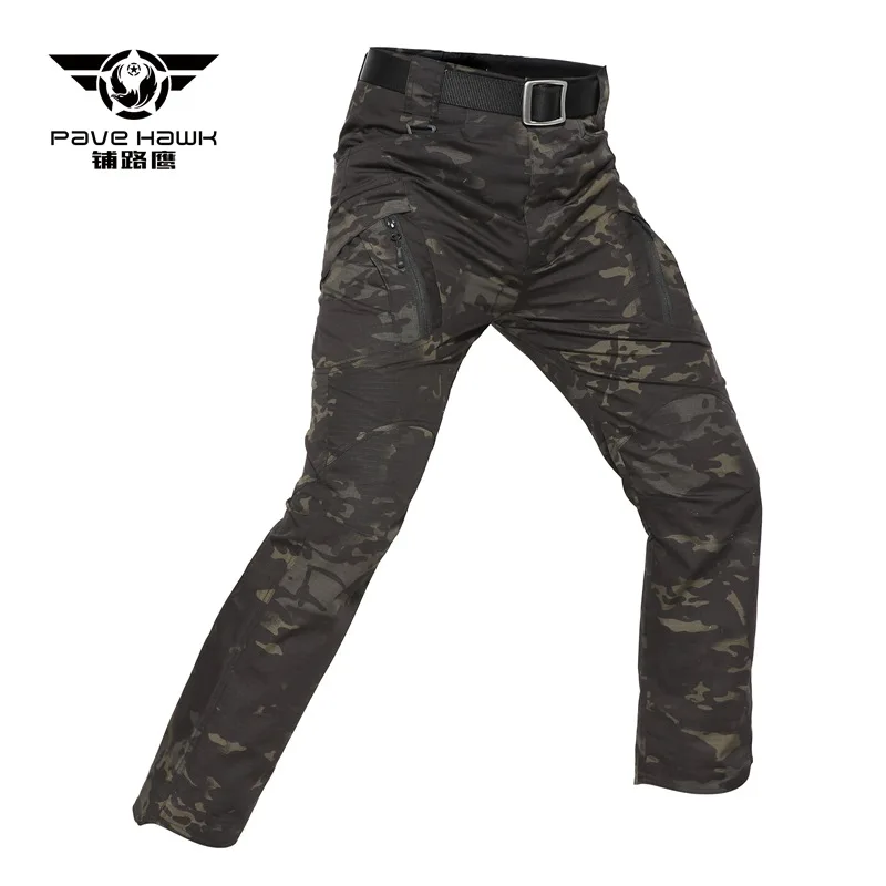 5XL camuflaje senderismo pantalones para hombres escalada Camping Trekking pantalones al aire libre pantalones tácticos militares Unisex más tamaño