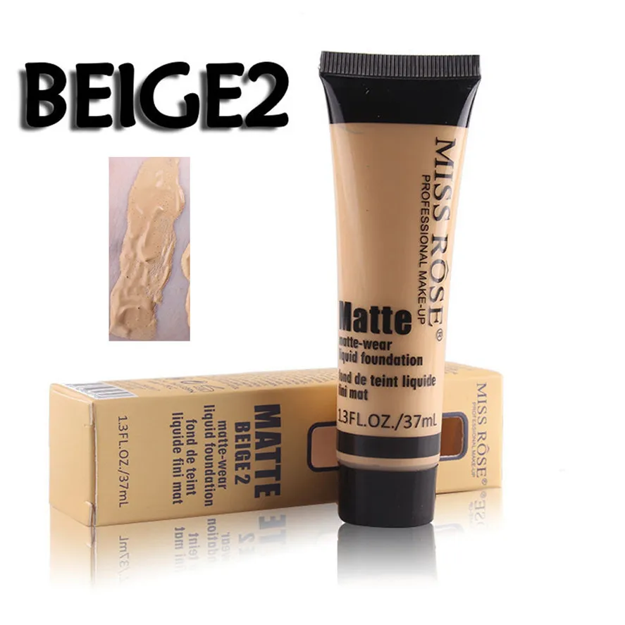 

2017 New MISS ROSE 1PC Beige Beauty Face Eye Foundation Highlight Contour Concealer Cream Makeup Natural Concealer Cream