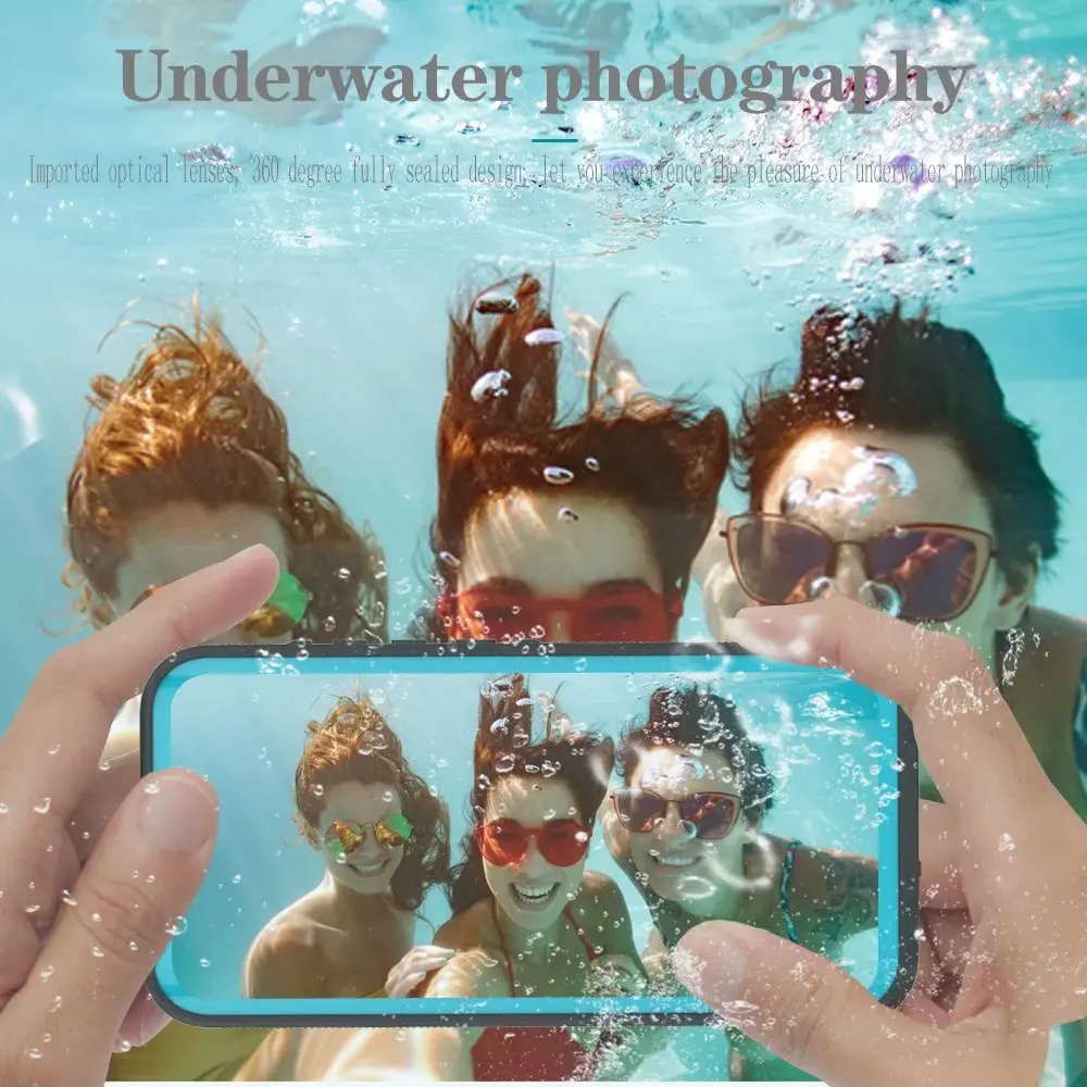 

IP68 Waterproof case for Huawei Mate 20 Pro Shockproof Dust Proof 360 Full Protection Transparent Clear Back case Mate 20 Pro