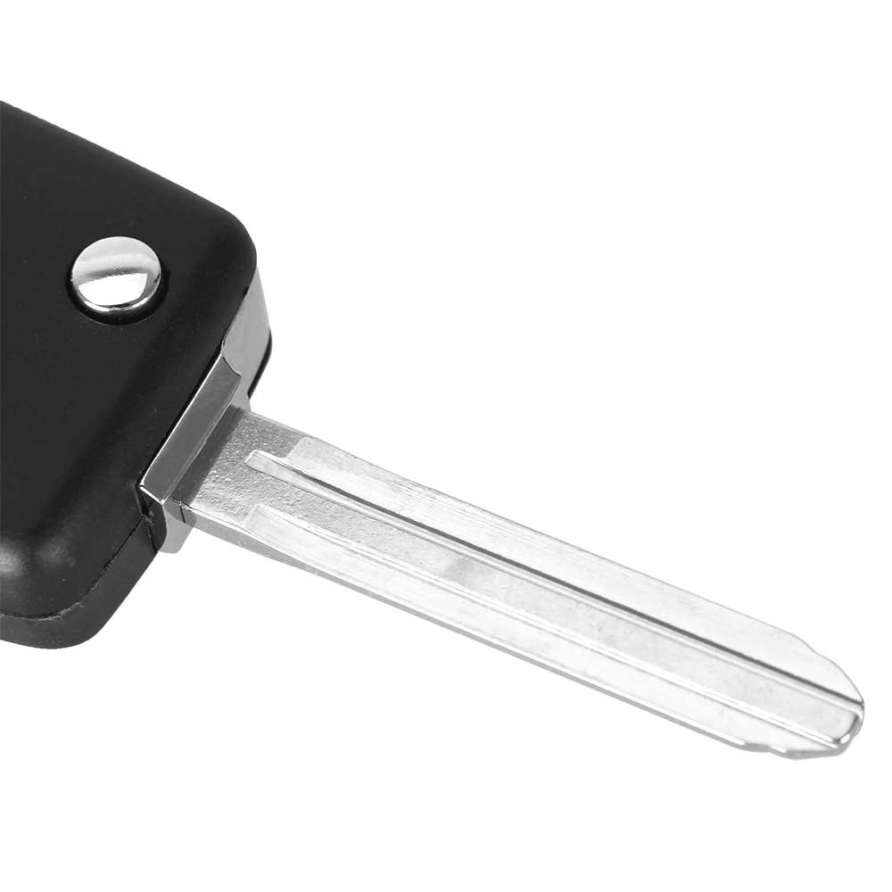 Замена KEYYOU Складной флип-пульт дистанционного ключа автомобиля оболочка Брелок чехол для Toyota Corolla RAV4 EX VIOS ключ 3 кнопки TOY43 лезвие