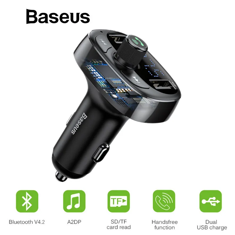 Автомобильный трансмиттер BT201D VANJEW - обзор