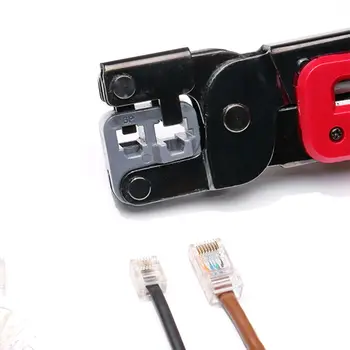 

Network RJ45 RJ11 RJ12 RJ22 6P 8P Crimping Wire Cable Plier Crimper Cutter Drilling Multifunction Tool