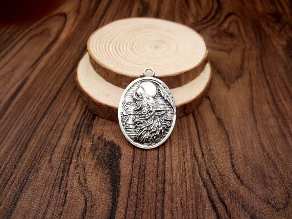 1 шт. кулон в виде воющего волка|pendant earing|jewelry pendant designspendant silver jewelry |