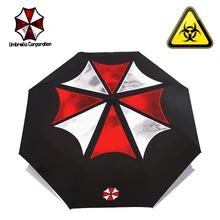 Как дождь креативный фильм Biohazard зонтик модный мужской складной зонтик женский зонтики с принтом на тематику аниме креативный фильм солнцезащитный Зонт UBY17