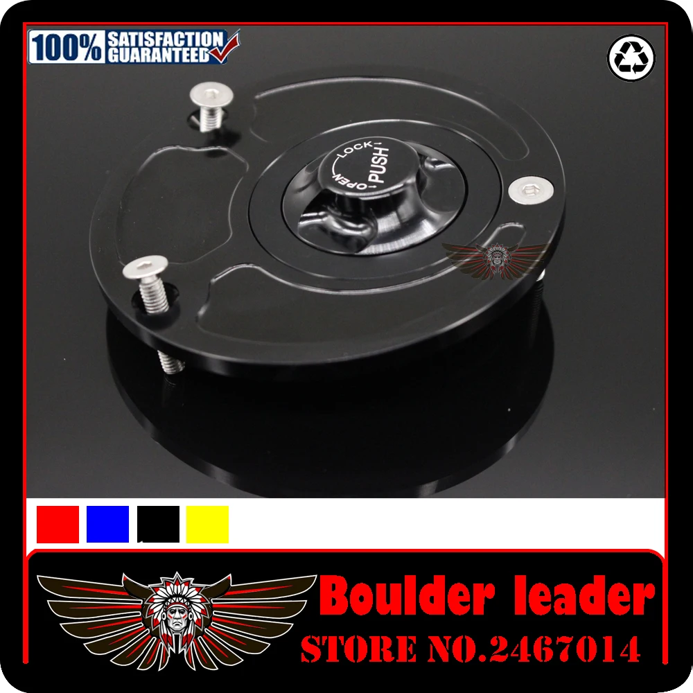 CNC Aluminum Motorcycle Fuel Gas Tank cap Cover With Rapid Locking For
