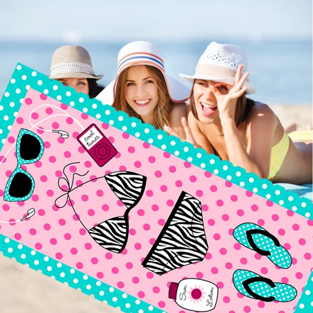 Summer Beach Towel 70*140cm Absorbent Microfiber Bath Towels Adult Quicky-dry Camping Large Swimming Shower Yoga Sport Towels