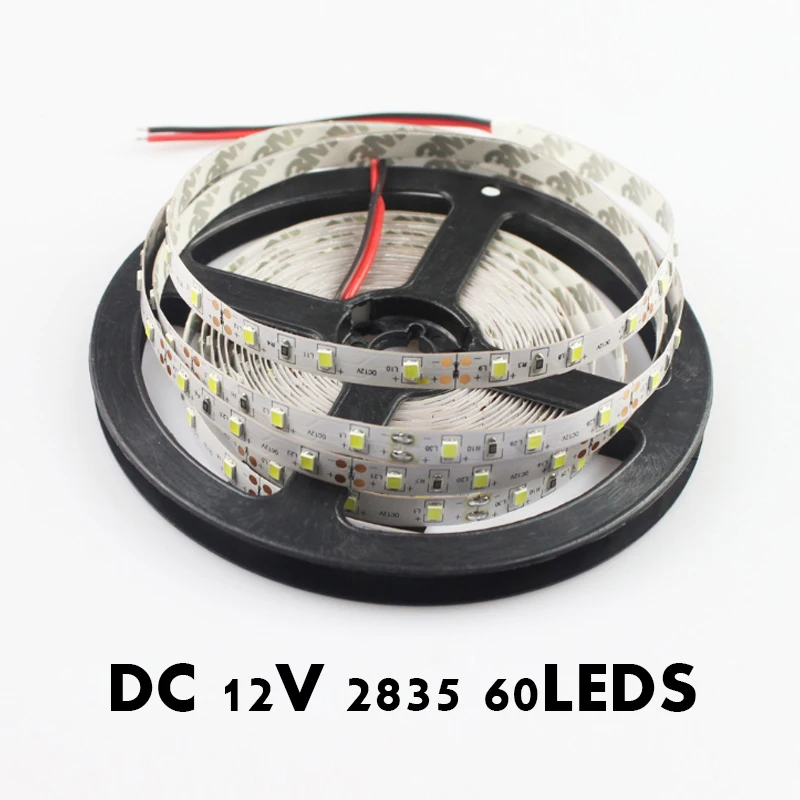 

12 V 5M Strip Led SMD 2835 3528 Waterproof RGB Warm White 60Leds/m DC 12V Flexible Strip Led Lighting Home Decoration Christmas