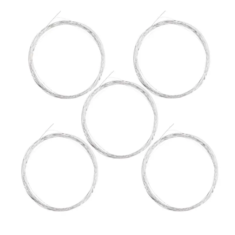 5pcs 9/12/15FT Nylon Fly Fishing Line Knotless Tapered Leader 0X 6X