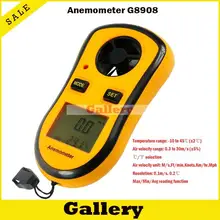 Цифровой ветромер Анемометр GM8908 Отображение уровня