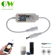 Magic Home DC5-28V беспроводной мини WiFi контроллер с регулируемой яркостью одноцветный светодиодный контроллер для 2835 5050 5630 5730 светодиодный светильник
