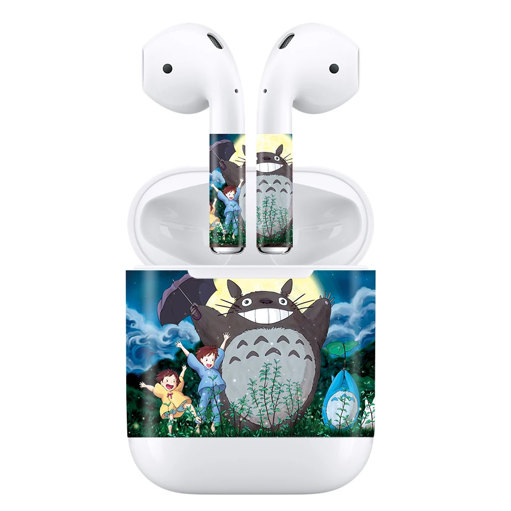 

GOOYIYO - 5+1 Set DIY Personality Decals 3M Vinyl Protective Totora Skin For Apple Airpods Wireless Earphone Headset Sticker