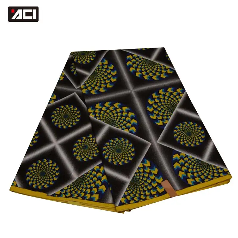 

ACI 2019 Shaoxing Wholesale Daviva Fabrics 6 Yards/Piece Ankara African Wax Print Fabric Hot Nigeria Wax African Daviva Fabrics